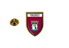 Hier können sie madrilenische fahnen. Pins Pins Badge Pin S Erinnern Stadt Flagge Land Wappen Madrid Spanien Fruugo Lu