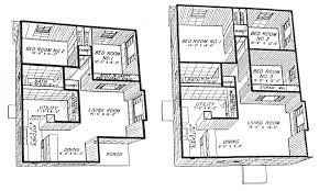 Standard Floorplans For The Lustron Floor Plans Vintage House Plans House Layouts