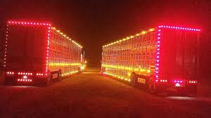 Bull Hauler Light Show Big Trucks Truck Lights Cattle Trailers
