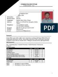 Latest iti job vacancies on 16 june 2021. Iti Fitter Resume Machines Mechanical Engineering