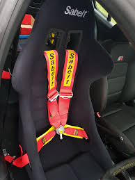 Another Customer Ready For His Track Day The Sabelt Gt 090 Bucket Seat With Matching Sparco Harnesses Are A Great Option Sport Seats Racing Seats Hunter Boots