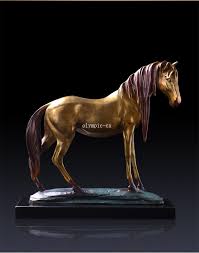 Whether you're planning to accent your decor with angel statues or modern figurines, kirkland's extensive and beautiful collection has the perfect piece for you. 15 Bronze Copper Casting Sculpture Home Decor Auspicious Anima Horse Statue Ebay