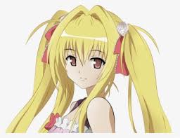 And serve a god named yellow dragon. The Girl With Yellow Hair In The Anime Love And Other Blonde Twintail Girl Anime Hd Png Download Kindpng