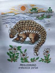 Get unlimited access to hundreds of free patterns. Fo Ankylossaurus 1986 The Dinosaur Book By Jeanette Crews Designs Inc Crossstitch