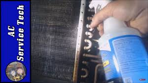 Signs of leaking evaporator coil. How I Found A Refrigerant Leak In This Ac Unit Youtube