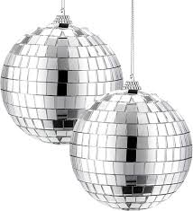 Buy led disco ball and get the best deals at the lowest prices on ebay! 2 Pieces Mirror Disco Ball 70 S Disco Party Decoration Hanging Ball For Party Or Dj Light Effect Home Decorations Stage Props Game Accessories Silver 4 Inch Musical Instruments Amazon Com