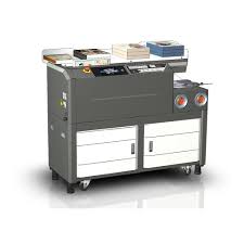 Bookbinding is the process of physically assembling a book of codex format from an ordered stack of paper sheets that are folded together into sections or sometimes left as a stack of individual sheets. China Boway K3 Glue Binding Machine A4 A3 Paper Perfect Book Binding Hot Melt Glue Binder China Binder Glue Binder