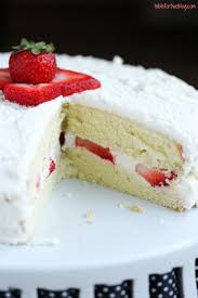 Strawberry Sponge Cake Table For Two Cake Recipes Sponge Cake Recipes Strawberry Sponge Cake