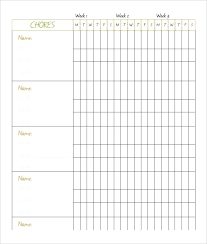 weekly chart template andrewdaish me