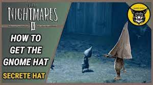 Little Nightmares 2 How To Get The Gnome Hat Secret Hat Location Gnome Puzzle Solution Youtube