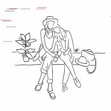 Pin By Gozde Simsek On Tattoo In 2020 Minimalist Drawing Lesbian Art Minimalist Art