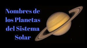 El sistema solar consta de una estrella promedio que llamamos el sol , los planetas mercurio , venus , tierra , marte , júpiter , saturno , urano , neptuno y plutón. Nombres De Los Planetas Del Sistema Solar Planetas Conocidos Youtube