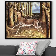 Frida kahlo the wounded deer 1946. The Wounded Deer By Frida Kahlo 1946 Framed Wall Art Wall Decor Paintings Wall Coverings Decals More