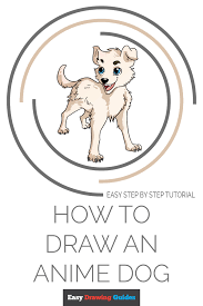 A cute dog drawings baby anime faces halloween kawaii. How To Draw An Anime Dog Really Easy Drawing Tutorial