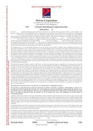The company operates as a subsidiary of mobil international petroleum corporation. January 22 2013 Preliminary Offering Circular Attachment Petron