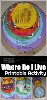 Where Do I Live Printable Activity 123 Homeschool 4 Me Social Studies Worksheets Teaching Social Studies Elementary Social Studies Elementary