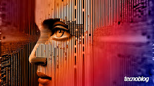 Uma imagem abstrata representando uma rede neural complexa ou um cérebro digital, simbolizando a consciência emergente da inteligência artificial.