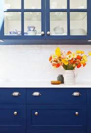 Blue Kitchen Cabinets Contemporary Kitchen Arent Pyke Blue Cabinets Backsplash For White Cabinets Blue Kitchens