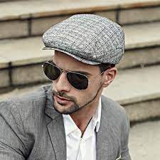 Plaid Flat Cap Vintage British Style Mens Hats For Autumn Hats For Men Man Hat Style British Style
