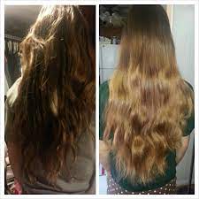 We already love using olive oil to bring moisture back to dry, brittle hair, and adding honey is a hydrating bonus. Before And After My Daughter S Hair Did The Apple Cider Olive Oil And Honey Conditioner Left On One Hour It Feels Softer T Organic Hair Hair Long Hair Styles
