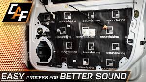 Welcome to music and audio: Easily Sound Treat Your Car For Better Sound Caraudiofabrication Youtube