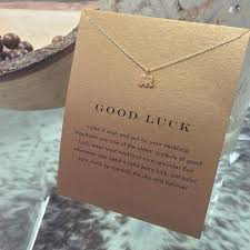 When you want to add a beautiful sapphire necklace to your wardrobe, make sure you shop at macy's for the best selection. Make A Wish Necklace Lucky Elephant Pendant Necklace With Card Bring Good Ass Deal