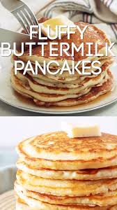 Fluffy American Pancakes Video Recipe Video Pancake Recipe Easy Best Pancake Recipe Homemade Pancake Recipe