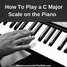 Don't forget to stop back. How To Play A C Major Scale On The Piano For Beginners 4 Steps Instructables