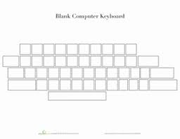 Blank Computer Keyboard Worksheet Education Com