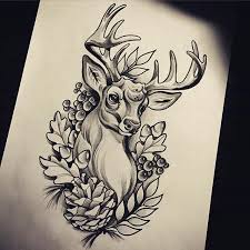 Pin By Lena De Leon Robla On Tattoo Love Stag Tattoo Animal Tattoos Deer Tattoo Designs