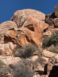 Up and down scramble slide fun day at red rock canyon Nevada ..