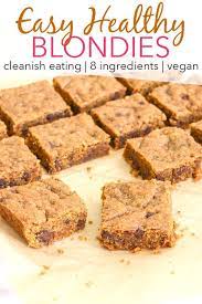 Healthy Vegan Spelt Coconut Sugar Blondies Recipe Recipe Recipes Desserts Dessert Recipes