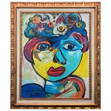 A new art for a new world abstract expressionist sculpture powerpoint slideshow (.ppt). Peter Keil Framed Abstract Expressionist Portrait Painting At 1stdibs