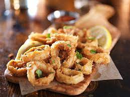 Crispy Air Fried Curry Calamari Recipe Squid Recipes Air Fryer Recipes Easy Cooking Recipes