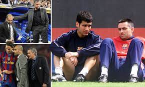 The pair went head to head in an often bitter rivalry between 2010 and 2012 when the. Pep Guardiola Vs Jose Mourinho Once Close Allies Now The Best Of Enemies What Went Wrong Daily Mail Online