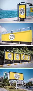 Free Download Outdoor Advertising Mockups Outdoor Advertising Mockup Outdoor Advertising Graphic Design Mockup