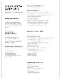 In educational cv example for academic professional with background in education. Free Academic Resumes Templates To Customize Canva