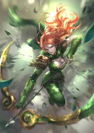Windranger Cglas On Deviantart Fantasy Art Dota 2 Art