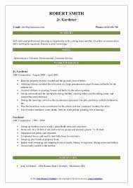 Find all the part time part time jobs through our portal. Gardener Resume Samples Qwikresume