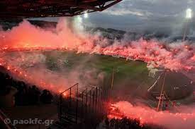 Paok action pay a visit to the faros tou kosmou (lighthouse of the world). Paok Olympiakos 16 04 2014