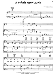 Piano version of aladdin's a whole new world Aladdin A Whole New World Pdf