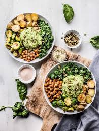 Green Goddess Pesto Bowls Healthy Little Vittles Recipe Easy Healthy Dinners Healthy Dinner Recipes Easy Vegan Fast Food