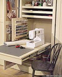 Sewing Room In A Closet Small Sewing Space Sewing Closet Sewing Room