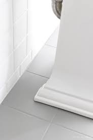 Antique cream, pale grey and white. How I Painted Our Bathroom S Ceramic Tile Floors A Simple And Cheap Diy Driven By Decor