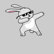 Dabbing Easter Bunny 2 Neatoshop Cute Cartoon Wallpapers Funny Wallpapers Dabs