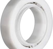 1412, ACETAL PLASTIC RADIAL BALL BEARING - 1" X 1.615" X .375" - EXTENDED  INNER RING