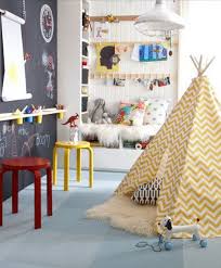 When choosing a decorating scheme for your children's room, the more imaginative create an area that will ignite your kids imagination with a cosy tent and a play kitchen. Home Inspiration A Stylish Playroom House Of Harper House Of Harper