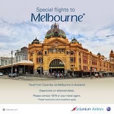 They are included here because they consistently turn up the best deals, offer. Srilankan Airlines On Twitter Fly Now To Melbourne On Our Special Flights Operated On Selected Days Please Contact 1979 Or Your Travel Agent For More Information Travel Restrictions And Conditions Apply Https T Co 2omi9qxz7d