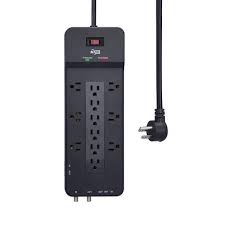 No matter what you are plugging into it, a surge protector will ensure a longer lifetime for all of your. Pin On Kmc 12 Outlet Surge Protector Power Strip 4500j Tv Port Network Port Telephone 8 Foot Cord