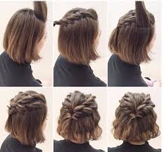 Lovely Twists For Short Hair Cute Hairstyles For Short Hair Braided Crown Hairstyles Short Hair Styles